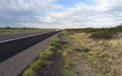 Roadside Memorial I-25 south from Albuquerque